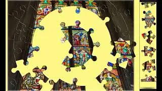 Swiss Church Window❤️❤️ jigsaw puzzle🧩🧩 || @funpuzzle1122 