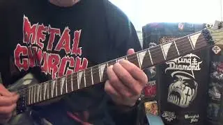 Metal Church -  The Dark (Guitar Cover)
