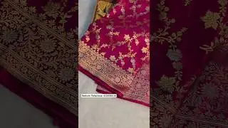 💘🎀 Royal Rani Pink Banarasi Mashru Silk Saree | Sona Roopa Zari & Textured Palla Elegance 💝✨️