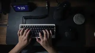 NK Silk Yellow Switches (Stock) Sound Test on a D60 Mechanical Keyboard