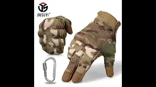 Tactical touchscreen full finger gloves military paintball shooting airsoft lightweight breathable