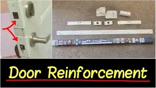 ✅Best Door Jamb Reinforcement for Home, Apartment, Condo or College Dorm Room Increase Home Security
