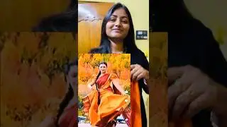 Celebrity look recreation #saree #fashion #outfit  #style #shortsfeed #shorts