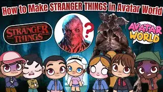 How to Make STRANGER THINGS in AVATAR WORLD TUTORIAL!