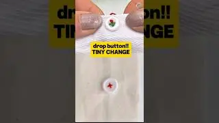 How to Sew a Button: Normal vs Creative Way With a Tiny Flower Twist! #shorts #sewing #threads