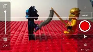 Lego stop-motion  sword fight scene tutorial
