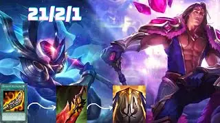Yi/Taric Funnel Gameplay + VC - 21/2/1 - Hyper climbing