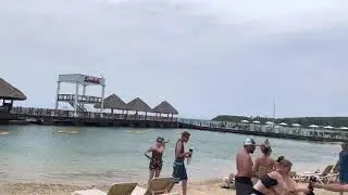 Sandals Ochi Beach side bar and restaurant