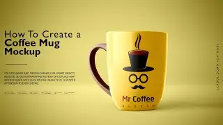 Coffee Mug Mockup Design Tutorial with Voice in Adobe Photoshop