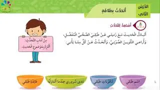 أتحدث بطلاقة وحدة رابعة/ الصف الرابع منهاج جديد /مجدولين الحريري