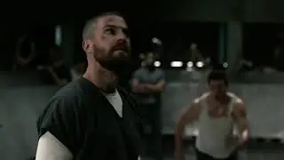 Oliver Vs Derek Sampson Prison Fight Scene    Arrow 7x03 1080p 60fps