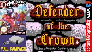 ⚔️ Defender of the Crown - NES -  (1990) - Cinemaware - Complete Let&rsquo;s Play - All Minigames