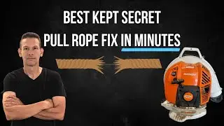 SAVE MONEY by Replacing a Broken Pull Rope on a STIHL Backpack Blower