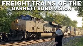 Freight Trains of the Garrett Subdivision | SIDETRACK PRODUCTIONS