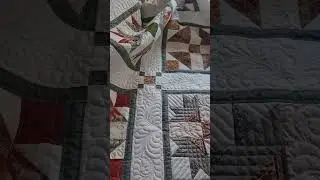 🌷стёжка лоскутного одеяла #handmade