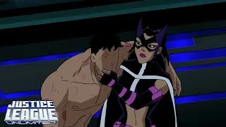Justice League Unlimited - Huntress Saves Question From Cadmus