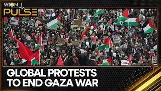 Global Protest: Thousands Of People Protest Demanding End Of War In Gaza | WION