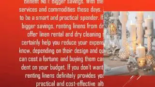Commercial Linen Rental: Top 3 Benefits