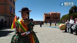 Micaya Aroma La Paz, miércoles 6 de Agosto del 2025. Desfile Cívico paso por el Palco principal 1