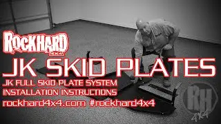 RH-JK-SKIDS – Oil Pan Transfer Case Fuel Tank Evap Skid Plates – Install Instructions Rock Hard 4x4