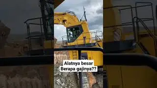 berapa gaji operator alat berat excavator?? #tambangbatubara #alatberat #excavator