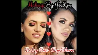 Ruby Red EyeGlam - Makeup By Joellyn