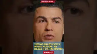 Cristiano Ronaldo Reacts to 1000-Goal Milestone: &ldquo;Not Obsessed, It&rsquo;s Getting Annoying&rdquo;#footballunbou