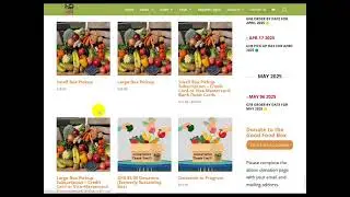 Subscription Good Food Box Create and Manage