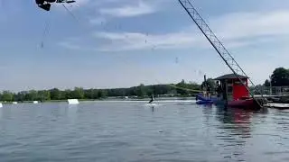 Wakeboarden am Tunisee bei Freiburg 12.06.2021