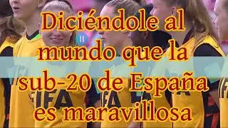 El mundo en nuestras manos españolas con las diosas Andrea Medina 😇👄⚽ Silvia Lloris ⚫⚫ ⚽ @anatejada340