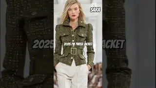2025 FW Tweed Jacket #TweedJacket #ChanelStyle #2025FW #FashionTrend #LuxuryLook #MidlifeFashion