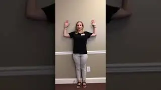Dr.  Haley Lance Wall Stretches