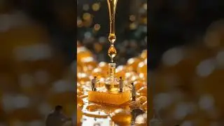 💧🍯 Honey Drop 🍯💧 #ai #miniature #tiny #workers #aiart #aigenerated #honey #beekeeping