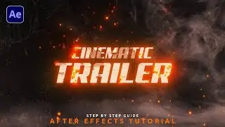 Cinematic Trailer Title Animation || After Effects Tutorial 2024 || Urdu  / हिंदी