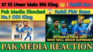 ICC Ranking Shock 37 Saal Ka Kohli, Phir Bana No.1 ! #pakmediareaction #viratkohli #icc 