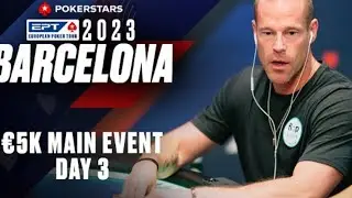 Knockout Hand EPT Barcelona 2023 -&pound;5k Main Event DAY 3 Hand Number 24