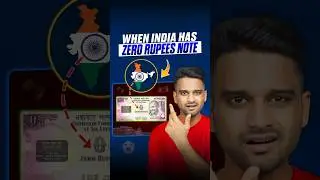 Zero rupee note story #shorts #facts #infoknow #note #information