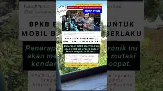 BPKB Elektronik untuk mobil telah berlaku #info #informasi #bpkb #mobil #kendaraan #bpkbelektronik