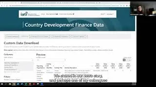 IATI Country Development Finance Data Tool Demonstration EN
