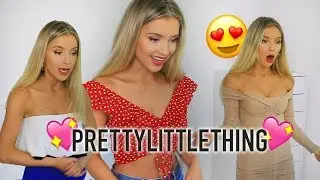 I SPENT £££ ON PRETTY LITTLE THING!! MY FAVES! TRY ON HAUL | anniemadgett