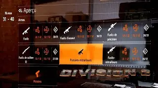 THE DIVISION 2: WE RECOVER THE TALENTS FOR THE LIBRARY