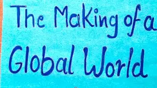 Interdisciplinary class 10 project Social science Globalization #historyproject