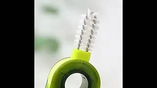 Cleaning Brush For Cup Lid, Bottle Grooves, Or Window Gaps ASMR
