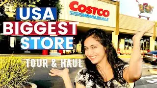 HOW IS THE BIGGEST STORE CHAIN IN USA: Tour & Shopping Haul 🛒🛍| Shop with me in Costco Wholesale