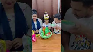 Advika ko birthday per kya kya mila 🎂🍫🍩 #shorts
