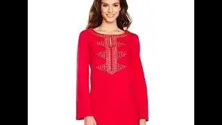 DG2 Embellished Keyhole Tunic