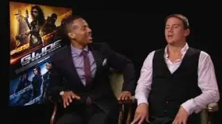 Channing Tatum & Marlon Wayans fight over seaweed!
