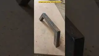 30 Degree pipe cutting for gate handle #shorts