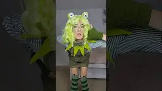 tysm @mocoqueen  ! lenses r Magic Pop Green! #cosplay #kermitthefrog #themuppets #mocoqueen #ad