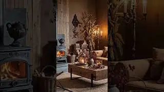Rustic Autumn Living Room Transformation
